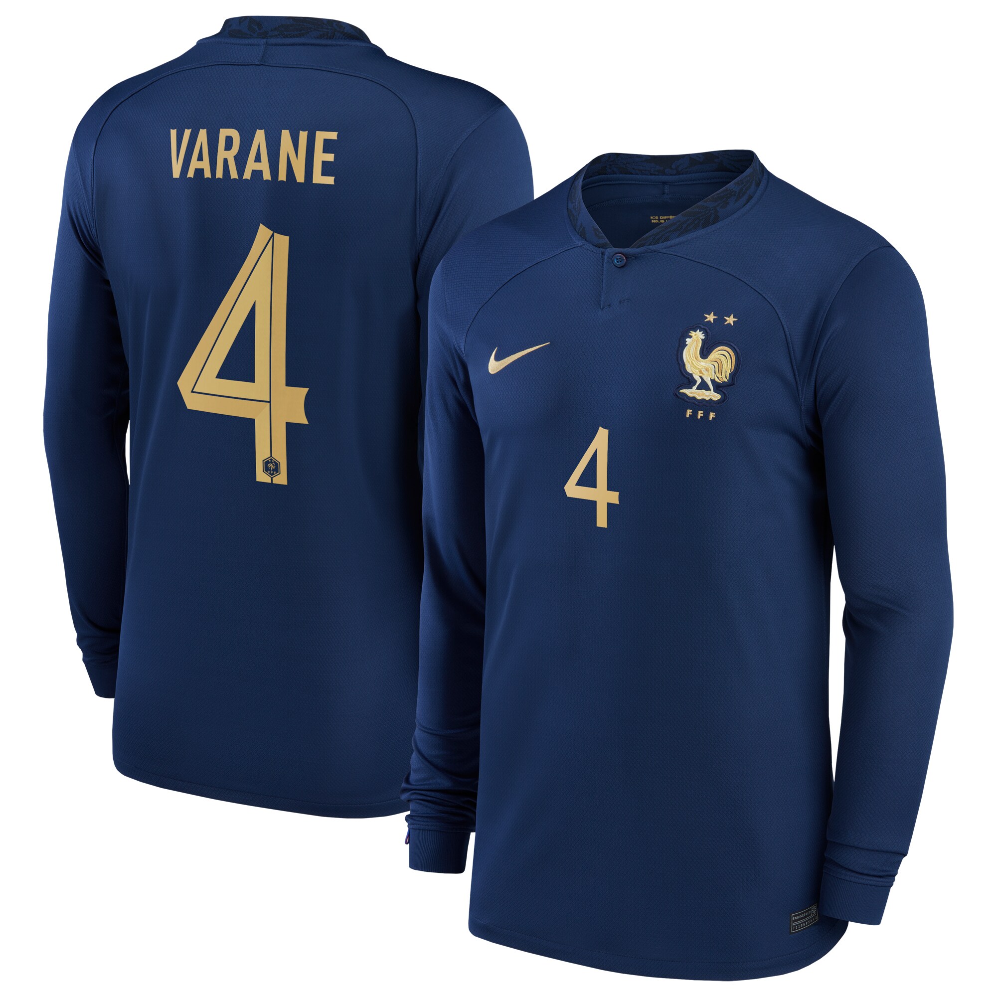 Raphael Varane France National Team Nike 2022/23 Home Breathe