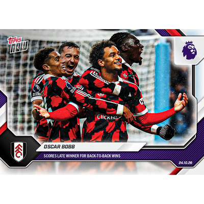 Oscar Bobb - 2026-27 Premier League Topps NOW® - Card 54