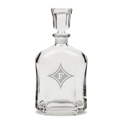 Furman Paladins 23.75oz. Crystal Whisky Decanter