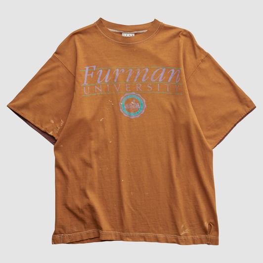 Furman Paladins Gear For Sports 90s T-shirt - Clay - M by Fanatics Real Vintage