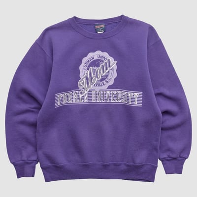 Furman Paladins Jansport 90s Pullover Sweatshirt - Purple - XS by Fanatics Real Vintage