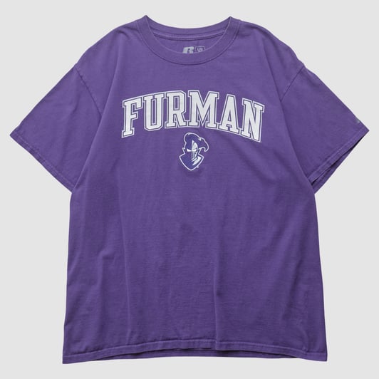 Furman Paladins Russell 2010s T-shirt - Purple - M by Fanatics Real Vintage