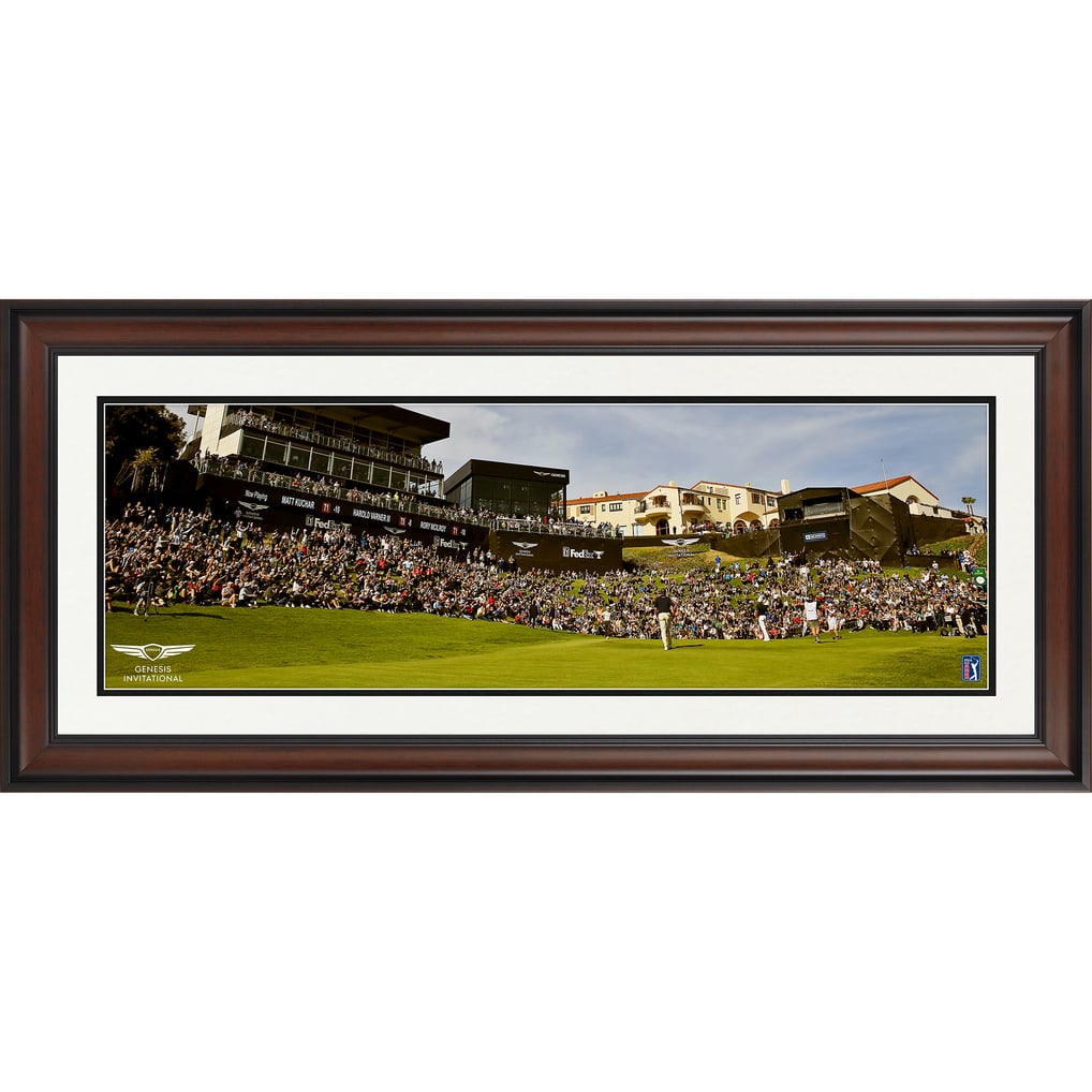 Genesis Invitational Fanatics Authentic Framed 10" x 30" PGA TOUR Panoramic Photograph