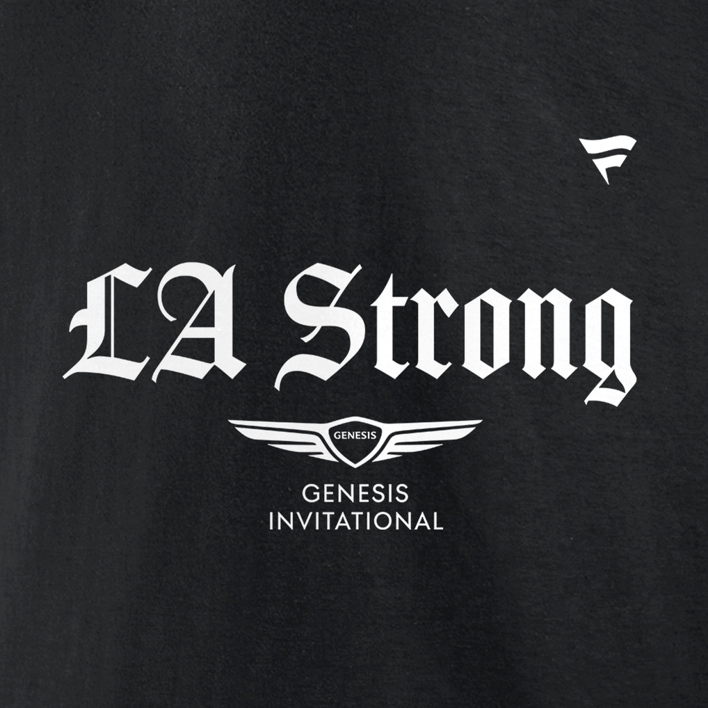  Genesis Invitational Fanatics Unisex LA Strong Fleece Pullover Hoodie - Black
