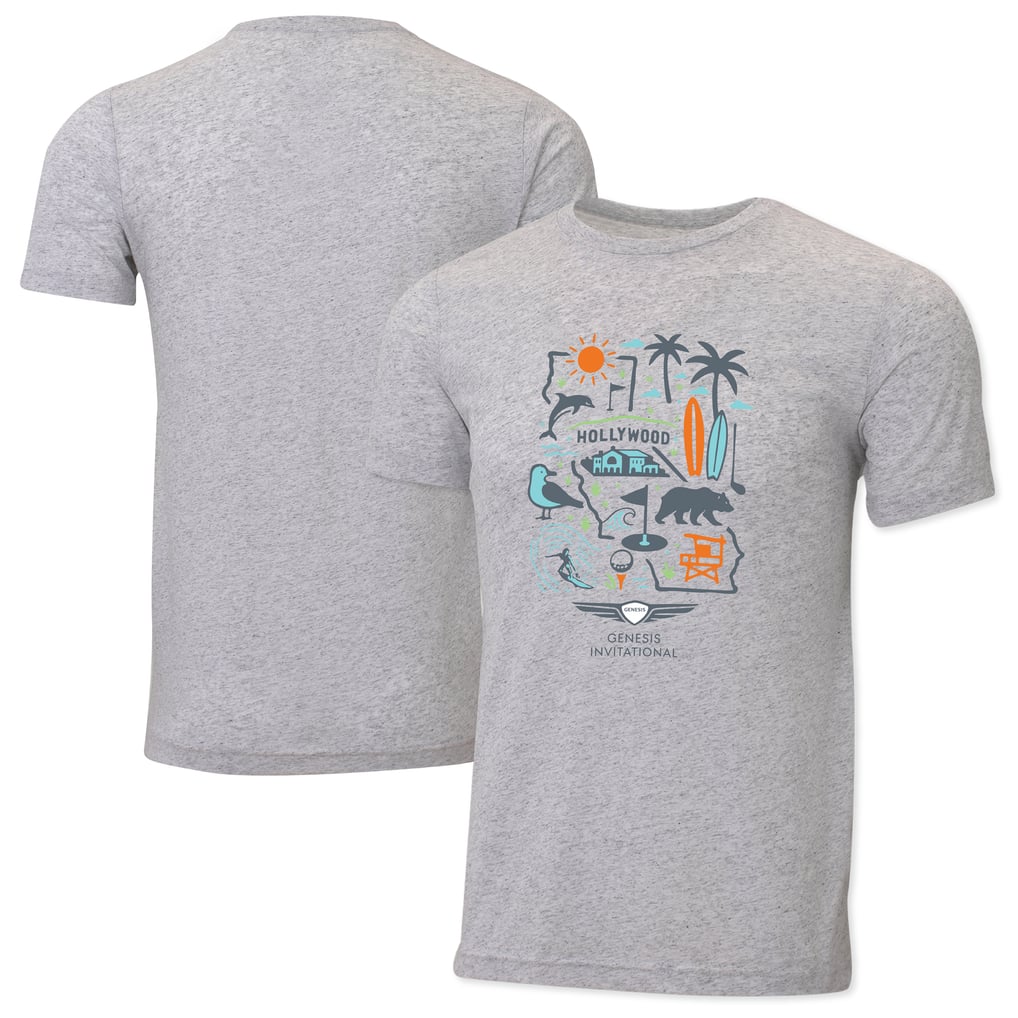 Genesis Invitational Ahead Youth Archer Tri-Blend T-Shirt - White