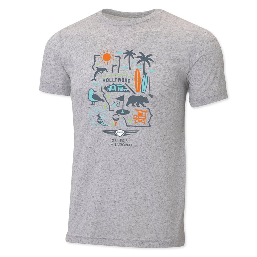 Genesis Invitational Ahead Youth Archer Tri-Blend T-Shirt - White