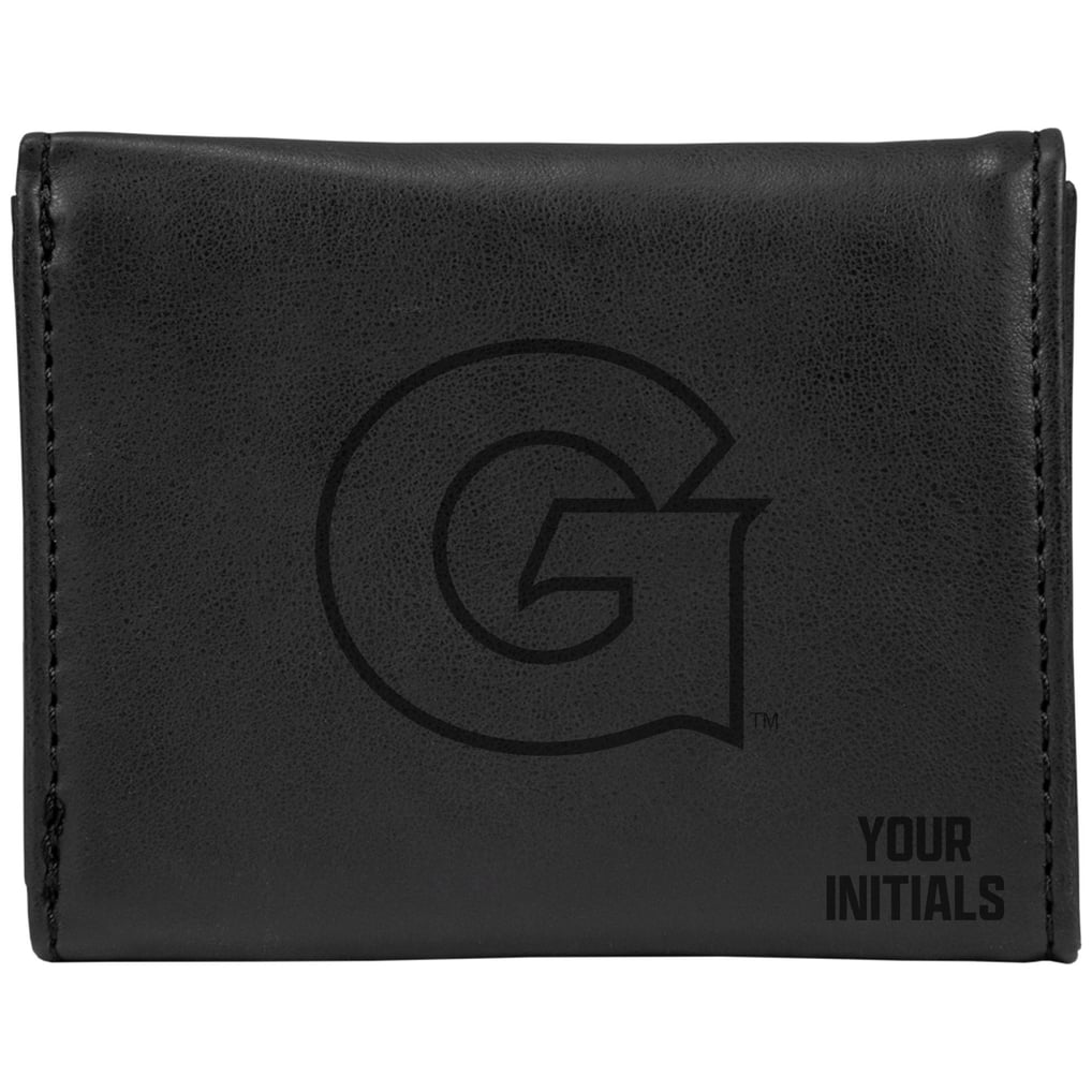 Georgetown Hoyas Personalized Trifold Wallet - Black