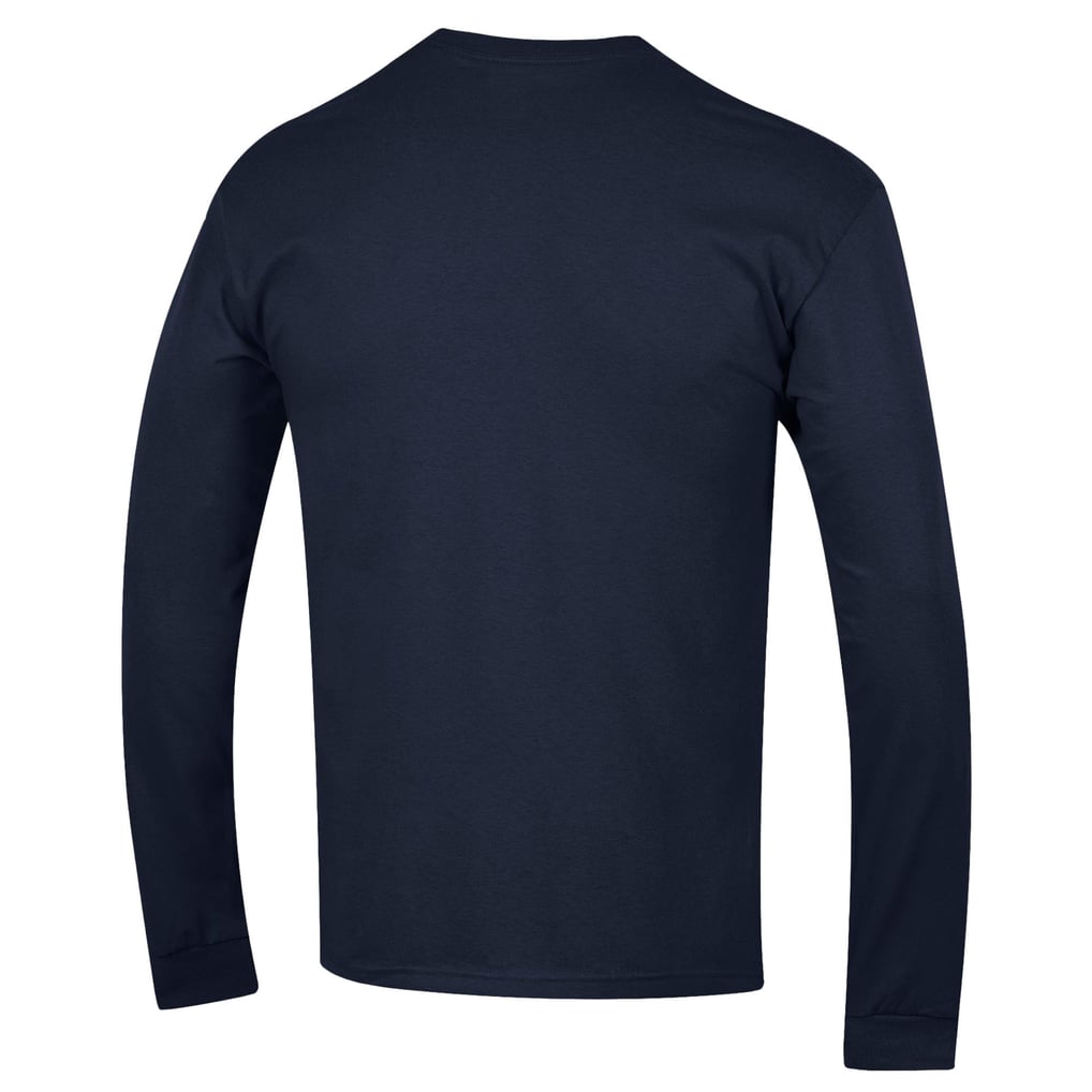  Georgetown Hoyas Champion Basic Arch Long Sleeve T-Shirt - Navy