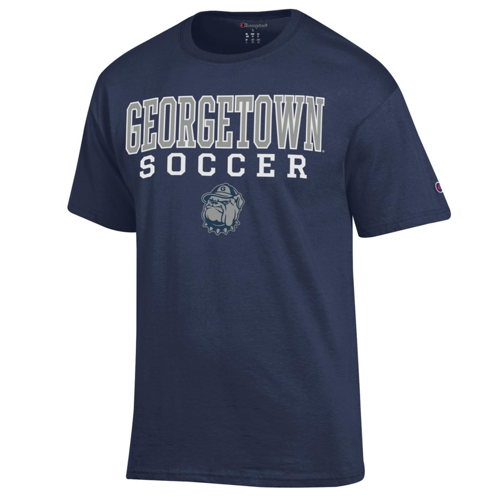 Georgetown Hoyas Champion Soccer Stack Logo Powerblend T-Shirt - Navy
