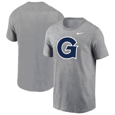 Georgetown Hoyas Nike School Logo T-Shirt - Gray