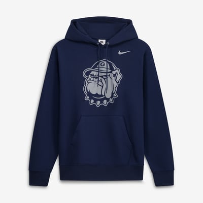 Georgetown Hoyas Nike Club Fleece Hoodie - Navy