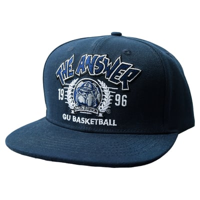 Roots of Fight x Georgetown Hoyas x Allen Iverson '96 Snapback Hat - Navy