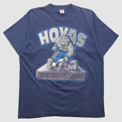 Georgetown University Fruit of the Loom 90s T-shirt - Navy - XL by Fanatics Real Vintage
