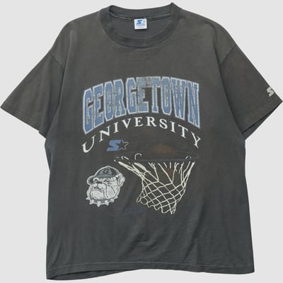 Georgetown University Starter 90s T-shirt - Black - L by Fanatics Real Vintage