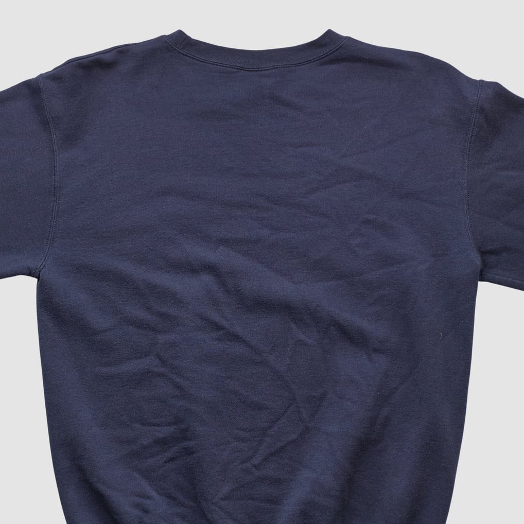 Georgetown University Champion 2000s Pullover Sweatshirt - Navy - S by Fanatics Real Vintage