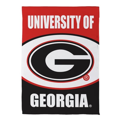  Georgia Bulldogs 29" x 43" Scoped Logo Double-Sided Suede House Flag