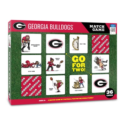 Georgia Bulldogs Fanpoint Licensed Memory Match Game