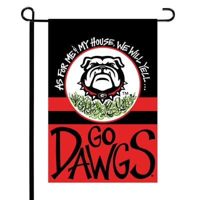 Georgia Bulldogs 12" x 18" Mascot Double-Sided Garden Flag