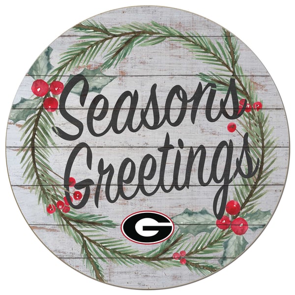 Georgia Bulldogs Season's Greetings Sign - Image 2
