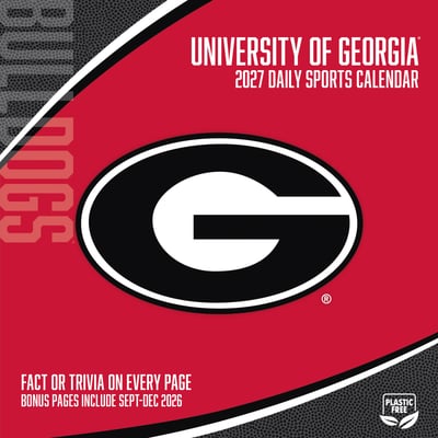 Georgia Bulldogs 2027 Box Calendar