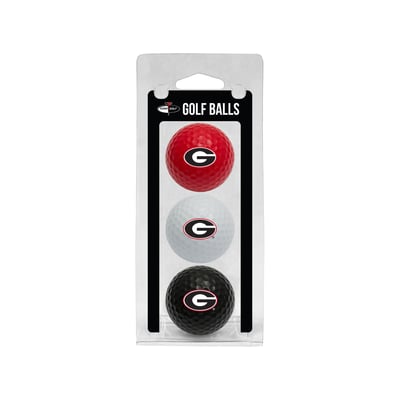 Georgia Bulldogs 3-Pack Multi-Colored Team Golf Ball Set