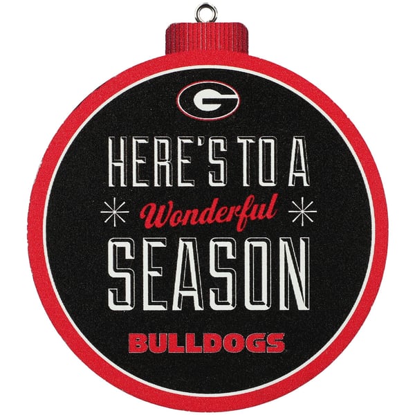 Georgia Bulldogs 3D Logo Series Ornament - Image 3