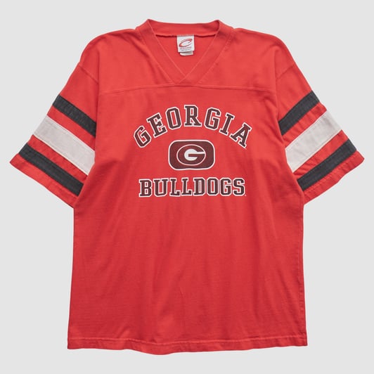 Georgia Bulldogs CADRE 2000s T-shirt - Red - M by Fanatics Real Vintage