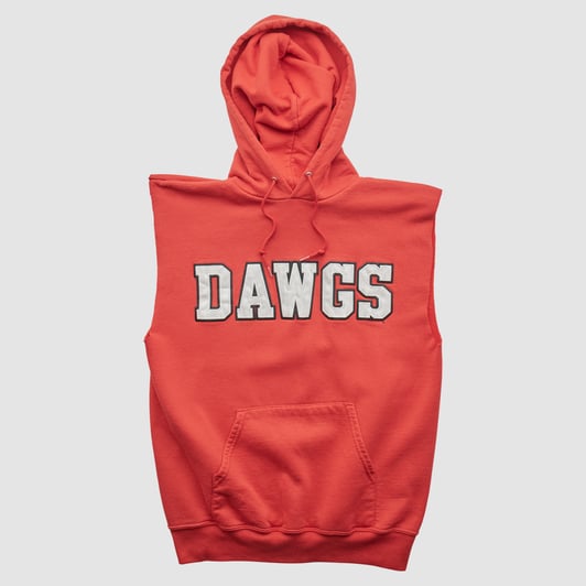 Georgia Bulldogs Champion 2000s Hooded Pullover Sweatshirt - Red - XXS by Fanatics Real Vintage