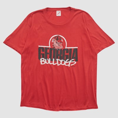 Georgia Bulldogs Jerzees 90s T-shirt - Red - XL by Fanatics Real Vintage