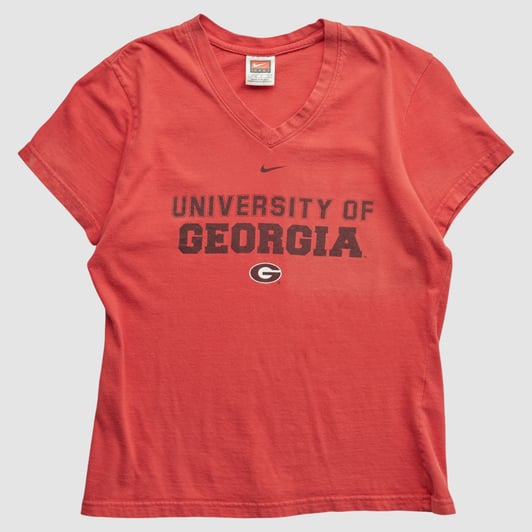 Georgia Bulldogs Nike 2000s T-shirt - Red - M by Fanatics Real Vintage