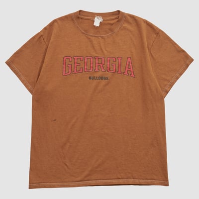 Georgia Bulldogs Soffe 2000s T-shirt - Clay - S by Fanatics Real Vintage