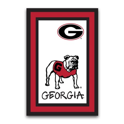 Georgia Bulldogs Team Logo Garden Flag