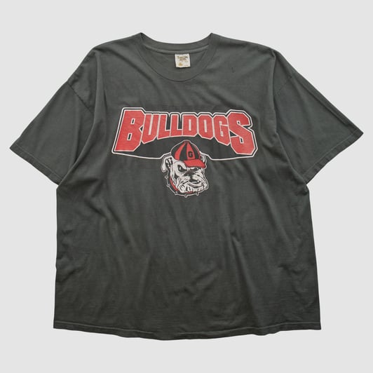 Georgia Bulldogs Tenesse River 90s T-shirt - Black - 3XL by Fanatics Real Vintage