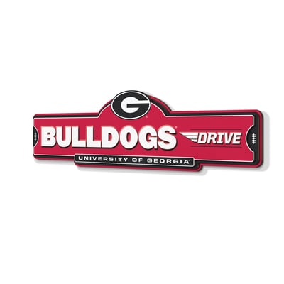 Georgia Bulldogs IDNA 3D Street Sign