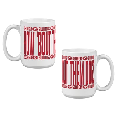 Indigo Falls Georgia Bulldogs Elevated Mug - Set of 2
