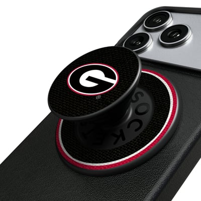 Georgia Bulldogs Keyscaper PopSockets Magnetic Phone Grip & Stand