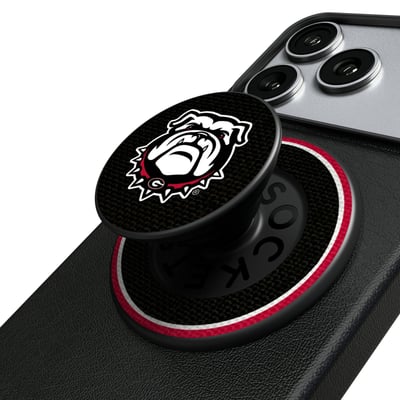 Georgia Bulldogs Keyscaper PopSockets Magnetic Phone Grip & Stand