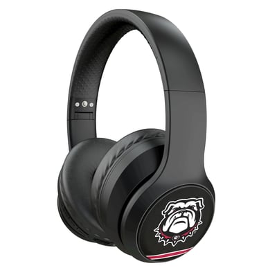 Georgia Bulldogs Keyscaper Stripe Wireless Bluetooth Headphones With Case