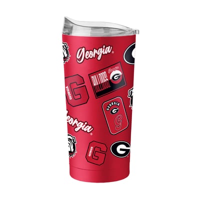  Georgia Bulldogs Logo Brands 20oz. Dreamweave Powder Coat Tumbler