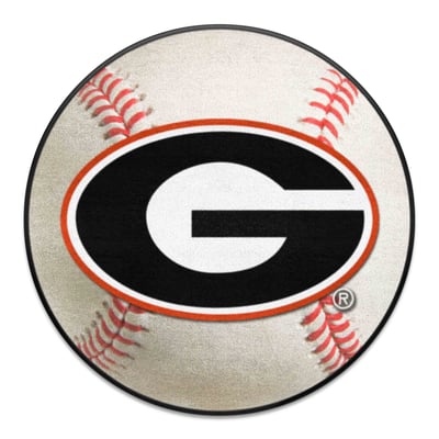 Georgia Bulldogs Logo Brands 27" Diameter Baseball Mat
