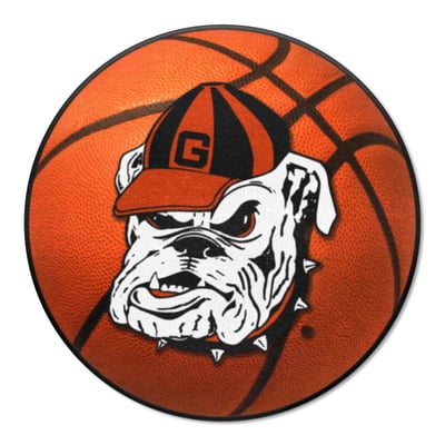 Georgia Bulldogs Logo Brands 27" Diameter Basketball Mat