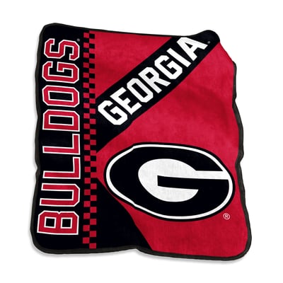 Georgia Bulldogs Logo Brands 50" x 60" Victory Collage Raschel Throw Blanket