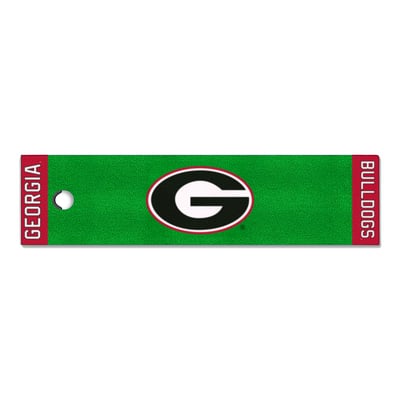 Georgia Bulldogs Logo Brands Putting Green Mat