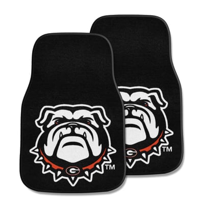 Georgia Bulldogs Logo Brands Two-Piece Carpet Car Mat Set