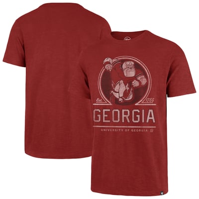  Georgia Bulldogs '47 Emblem Mark Scrum T-Shirt - Red