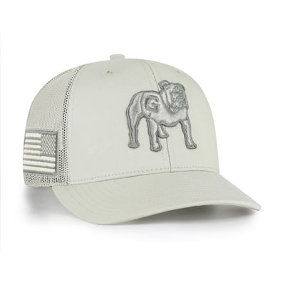 Georgia Bulldogs '47 Operation Hat Trick Adjustable Trucker Hat - Stone