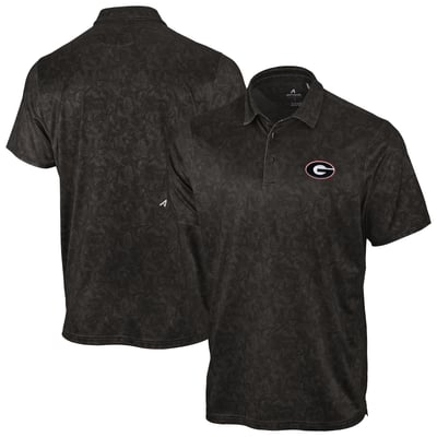 Georgia Bulldogs Antigua Lush Polo - Black
