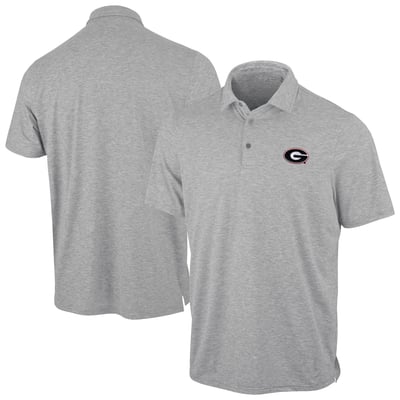 Georgia Bulldogs Antigua Static Polo - Heather Gray