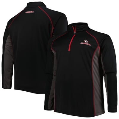 Georgia Bulldogs Quarter-Zip Jacket - Black