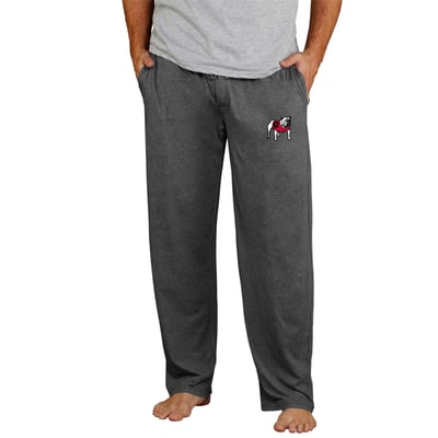 Georgia Bulldogs Concepts Sport Quest Knit Pants - Charcoal